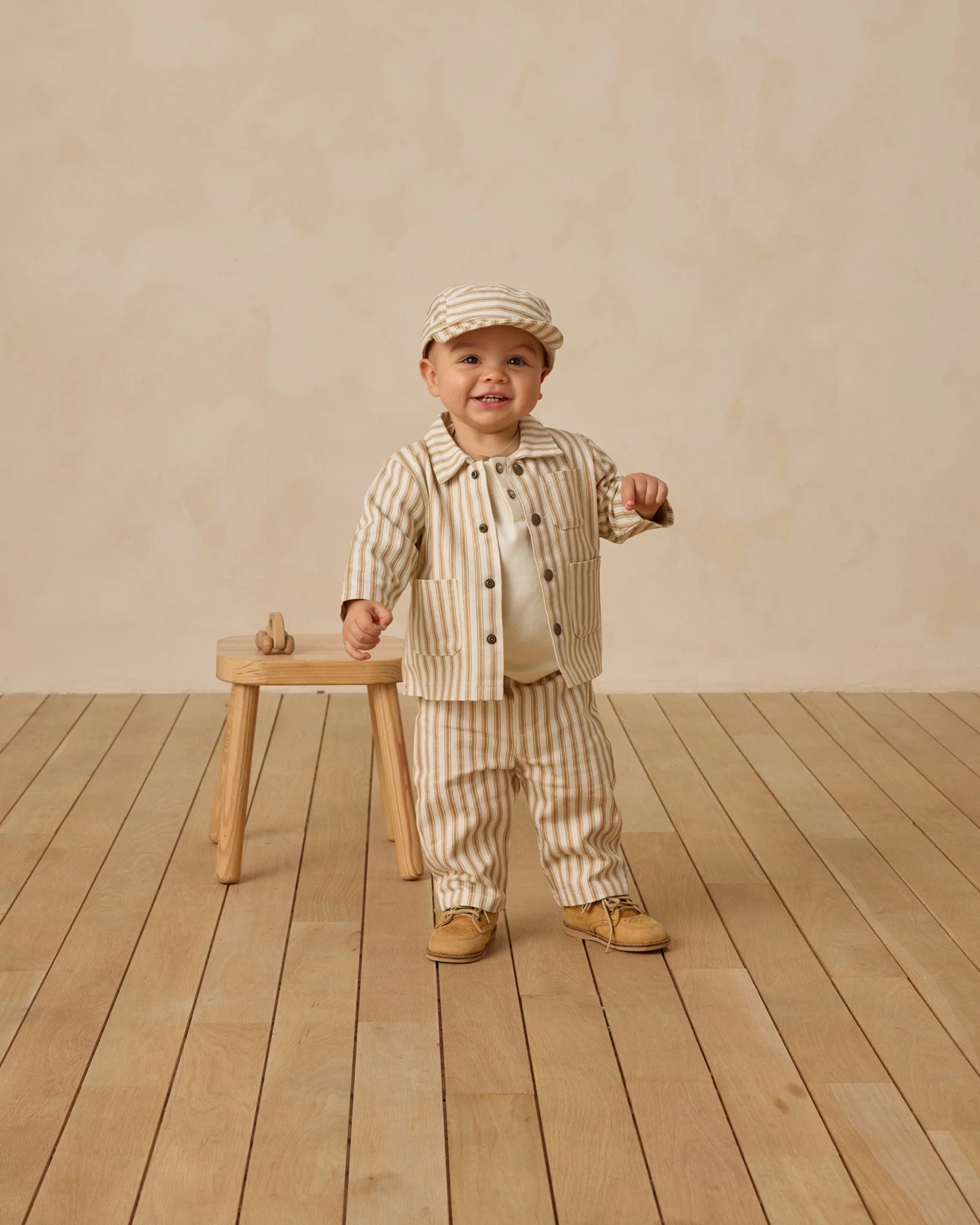 Baby Cap || Gold Pinstripe - Image 5