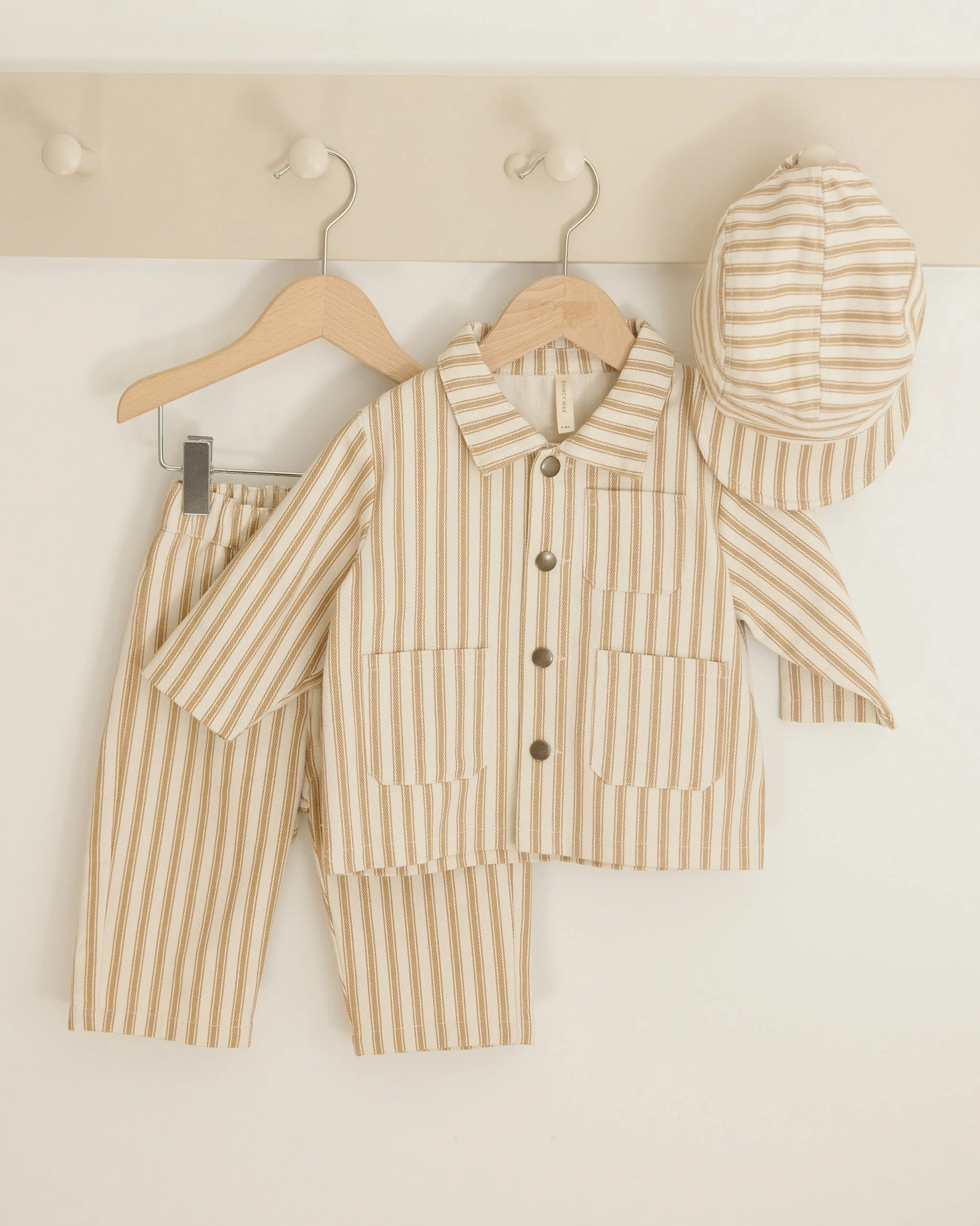 Baby Cap || Gold Pinstripe - Image 8