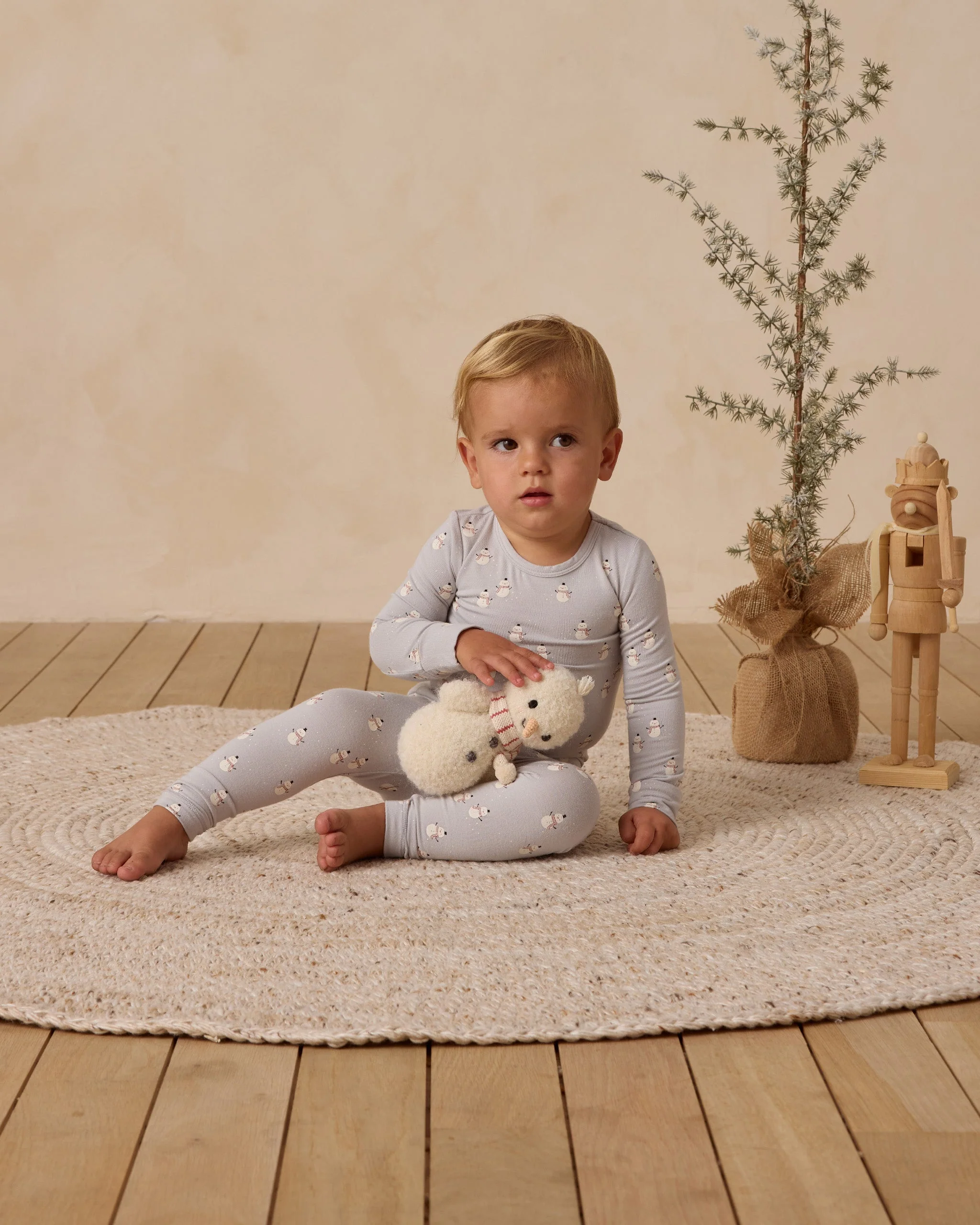 Bamboo Pajama Set || Snowmen - Image 5