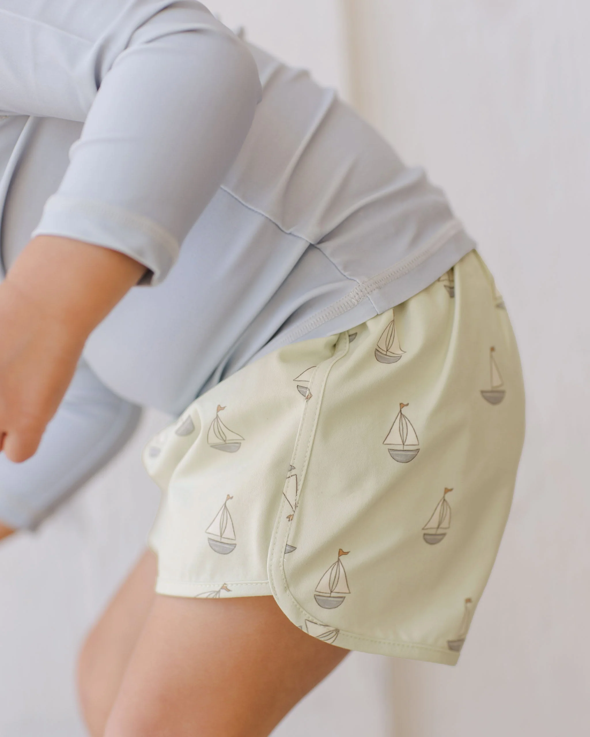 Boys Swim Short || Sailboats - Image 3