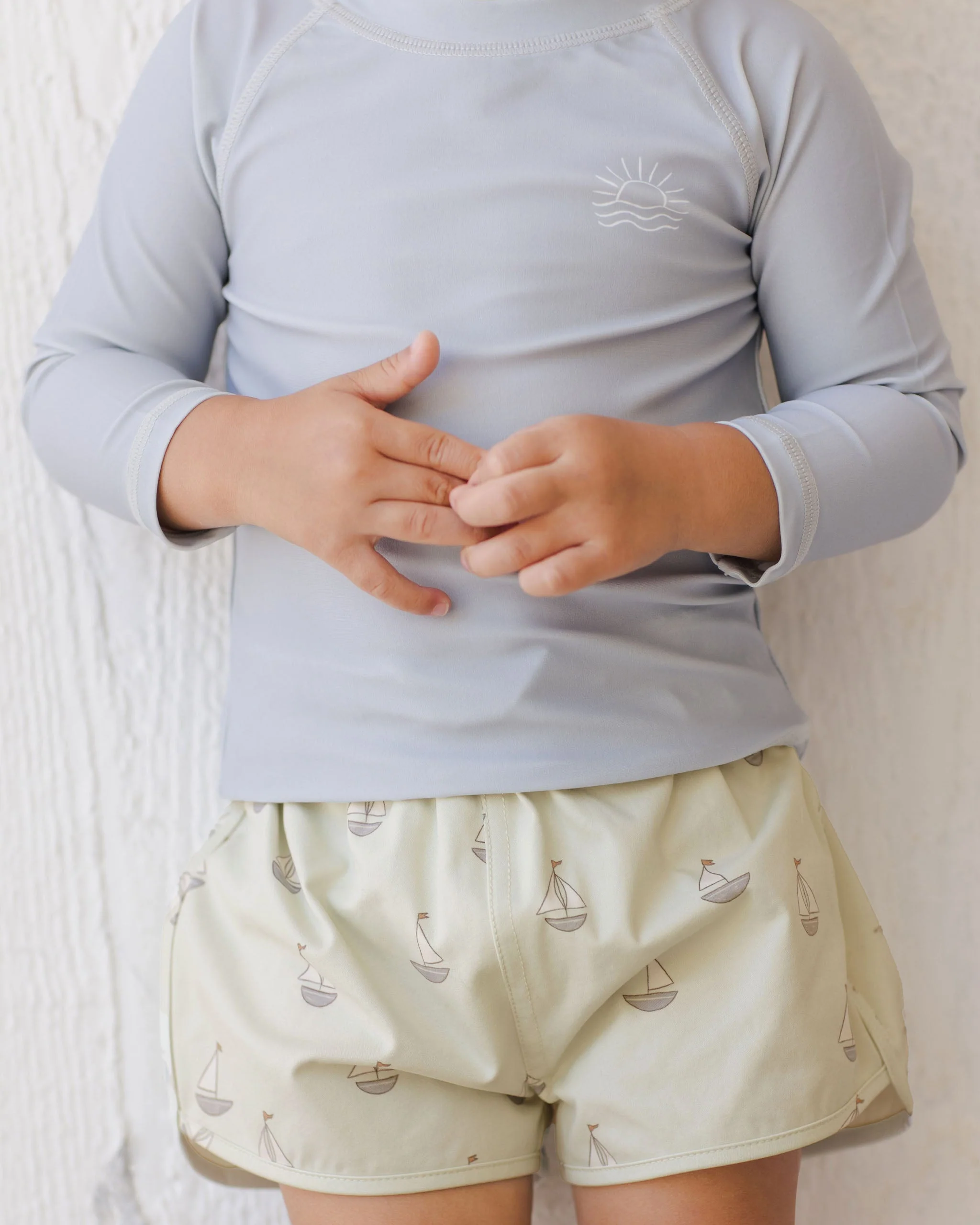 Boys Swim Short || Sailboats - Image 4