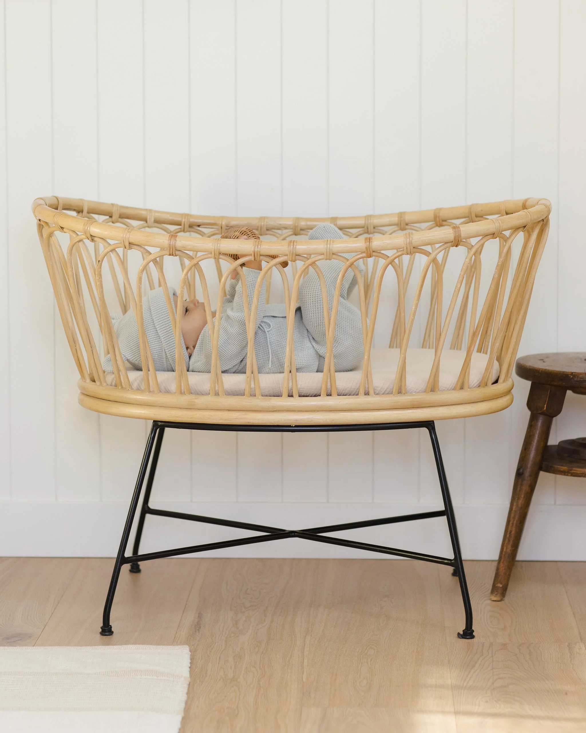 Footed Knit Pant || Ice Blue - Image 4