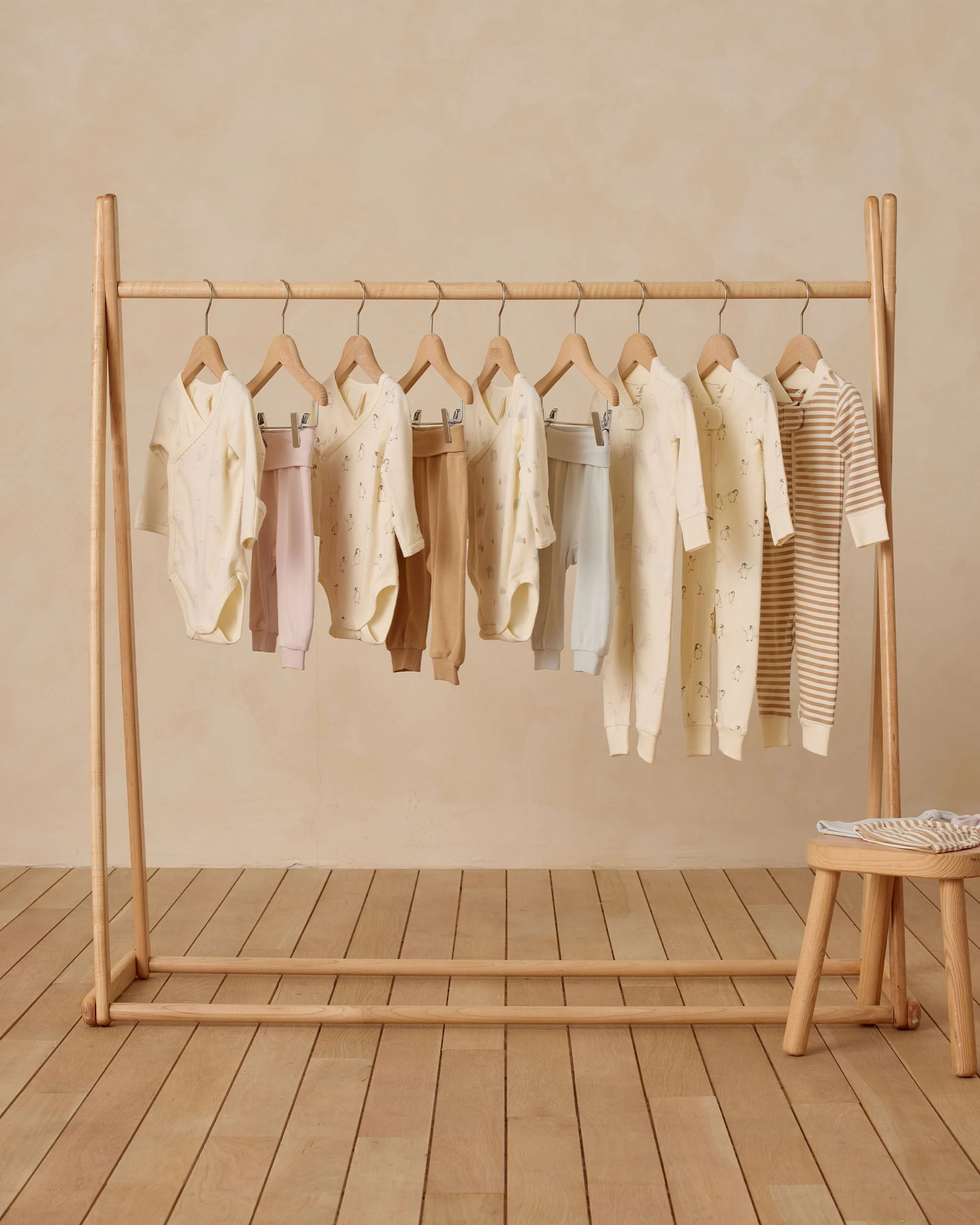 Knotted Baby Hat || Gold Stripe - Image 5