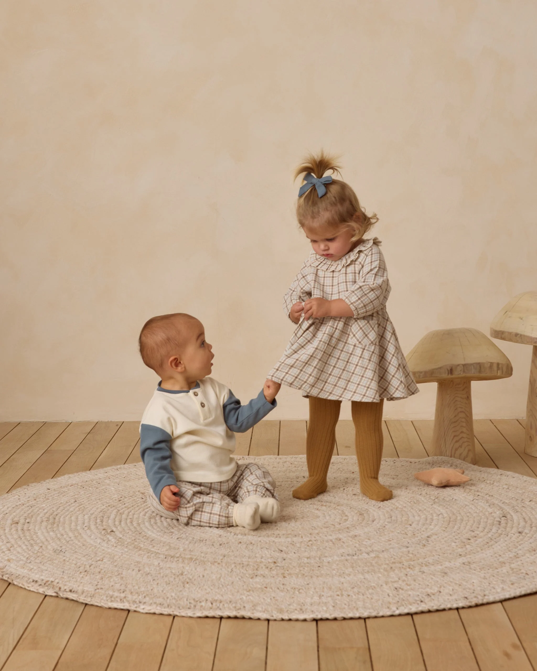 Long Sleeve Henley Tee || Ocean - Image 3