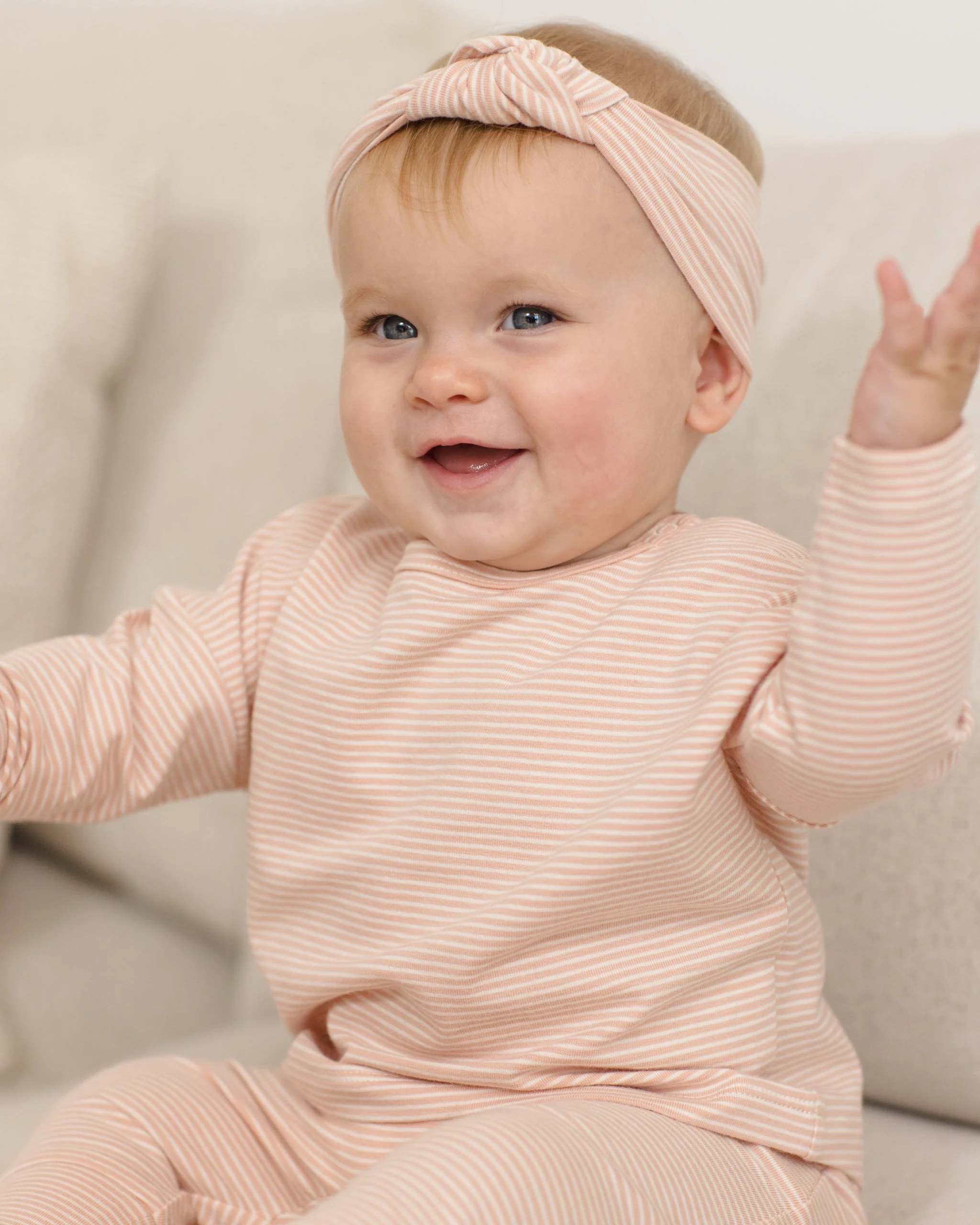 Long Sleeve Tee Melon Micro Stripe - Image 4