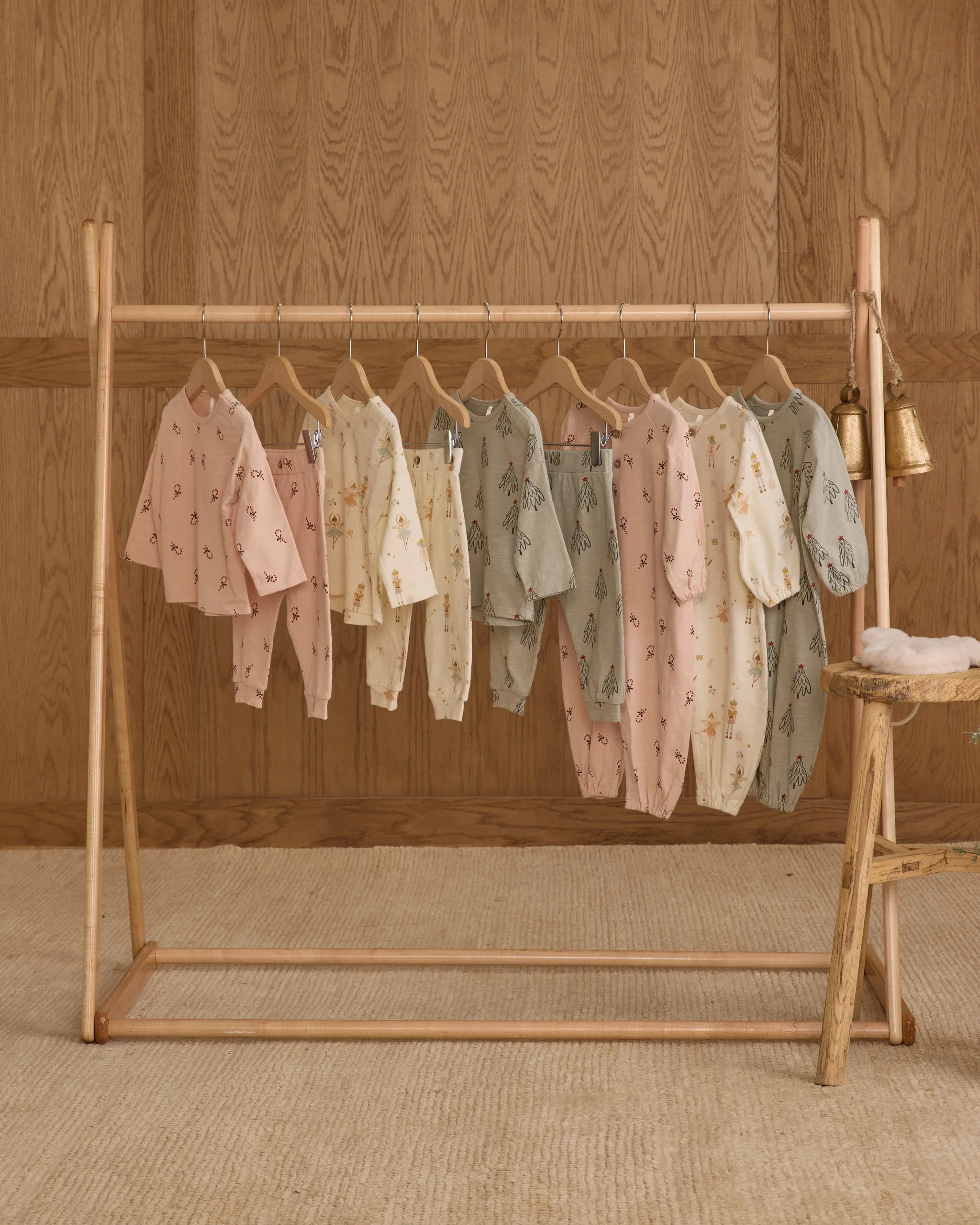 Long Sleeve Tee + Pant Set || Candy Canes - Image 3