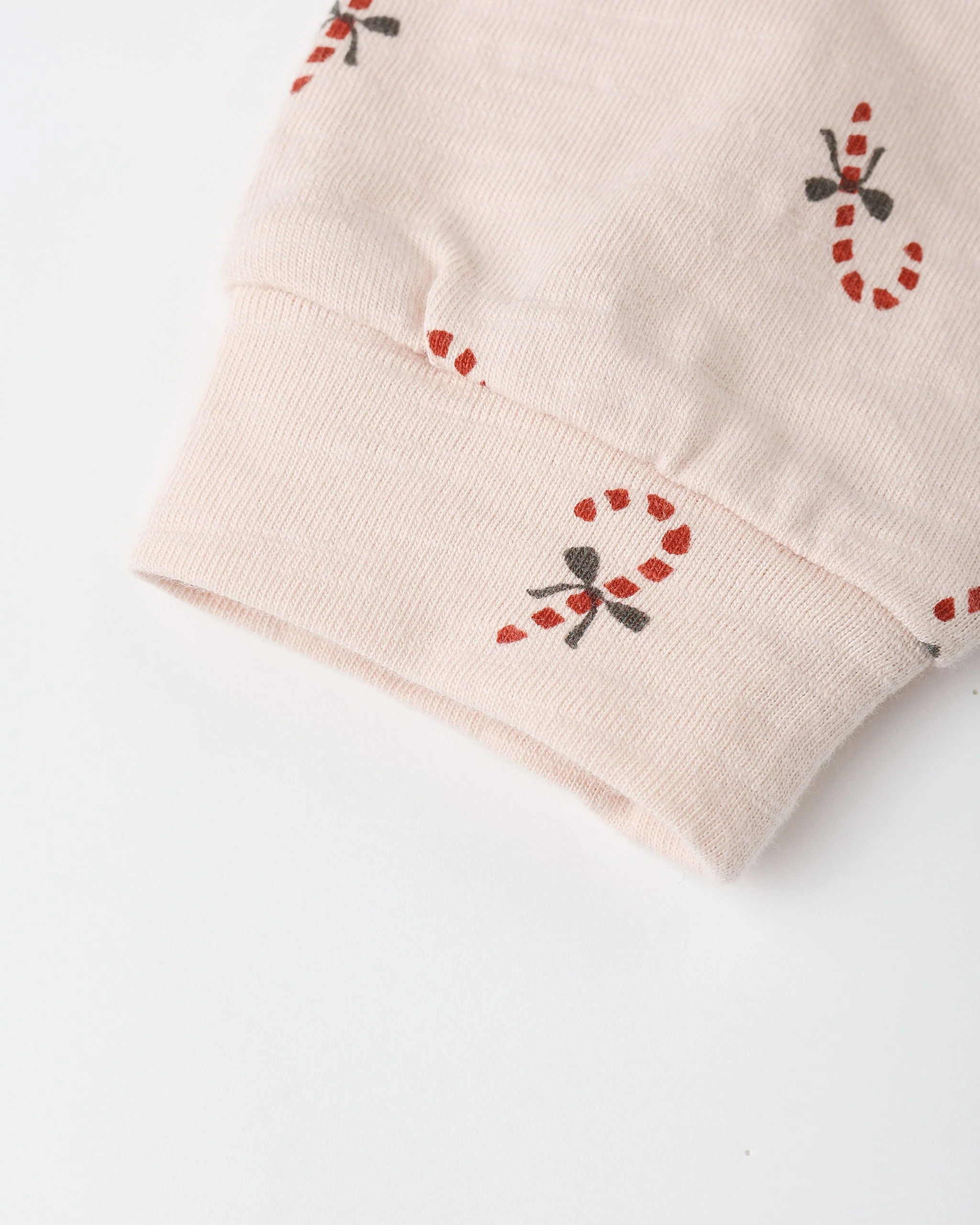 Long Sleeve Tee + Pant Set || Candy Canes - Image 4
