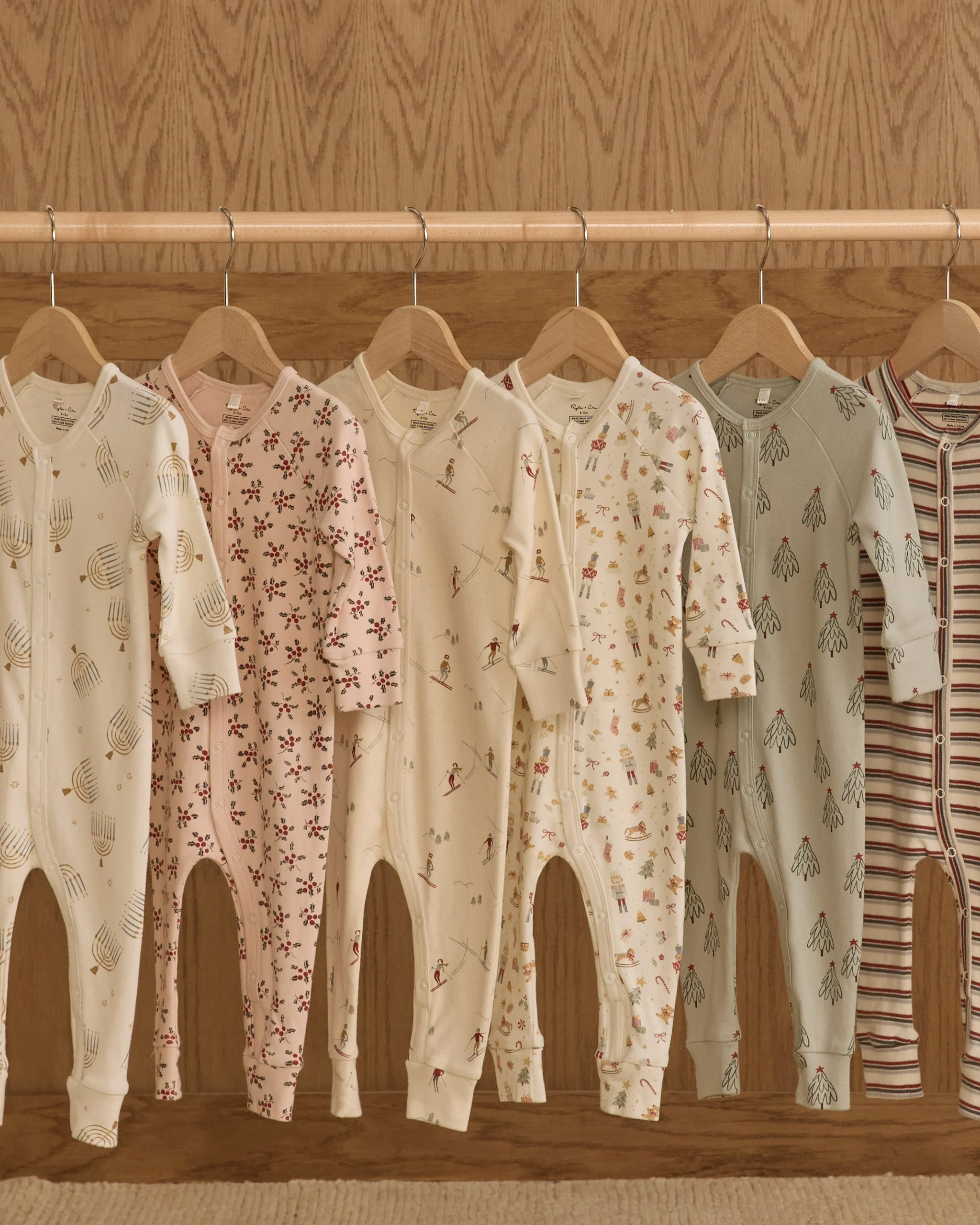 Organic Long John Pajamas || Festive - Image 5