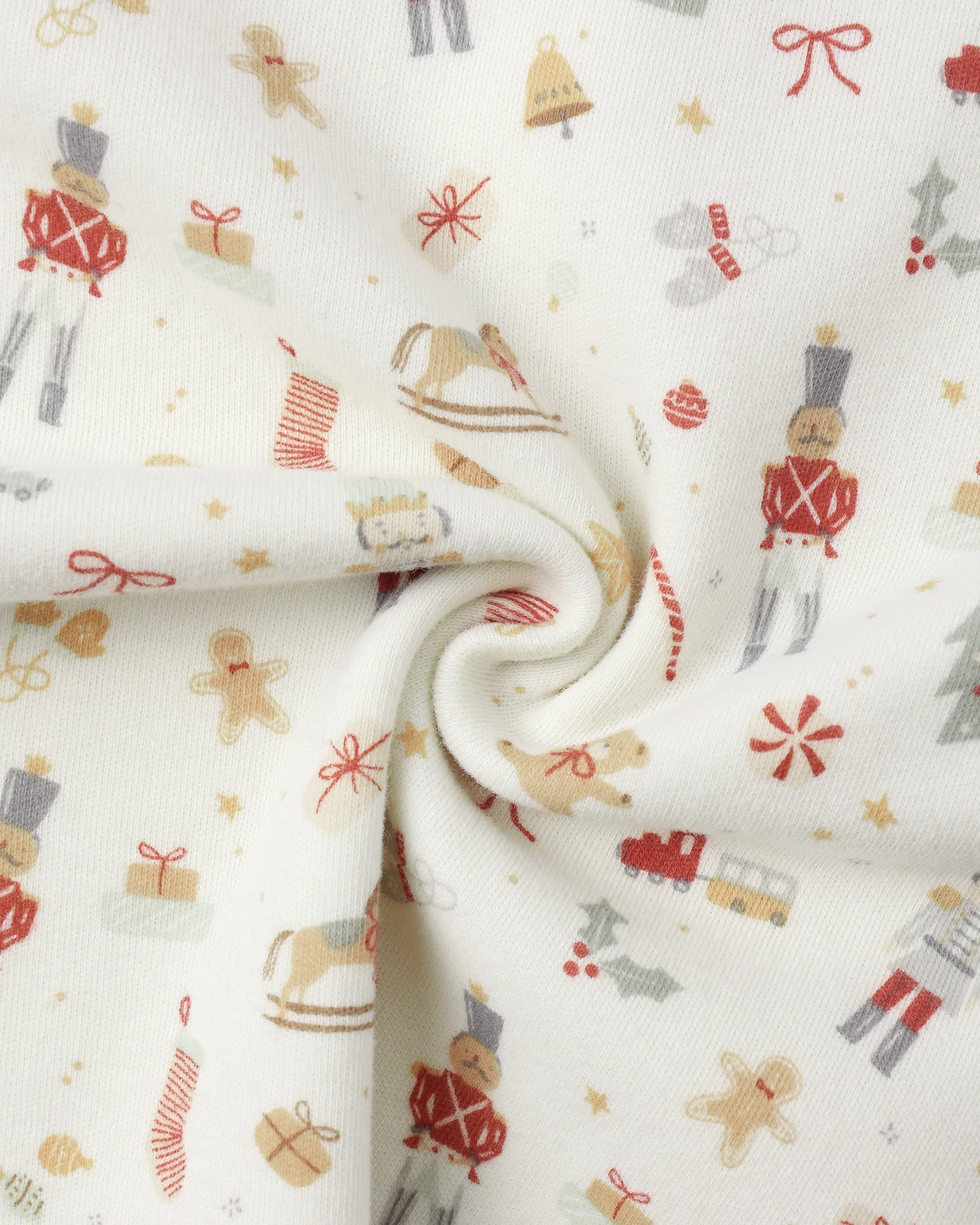 Organic Long John Pajamas || Festive - Image 7