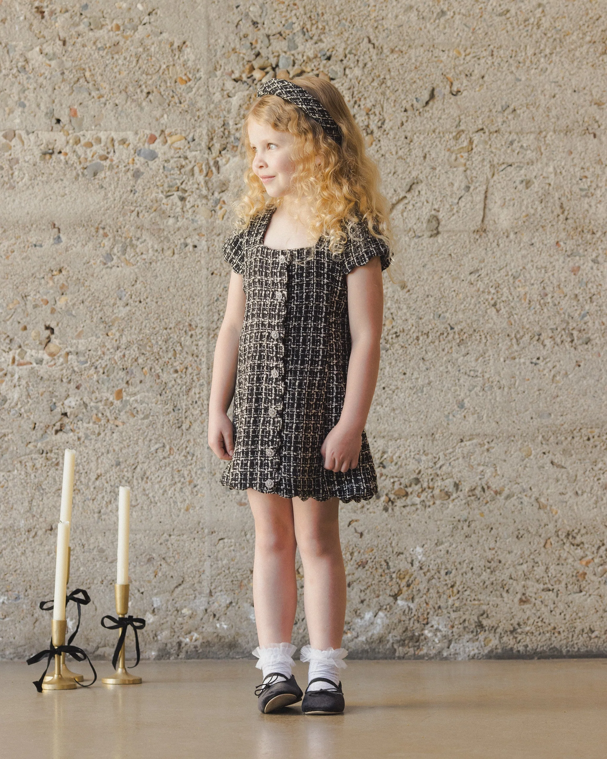 Ruffle Socks | Ruby, Silver Shimmer - Image 5