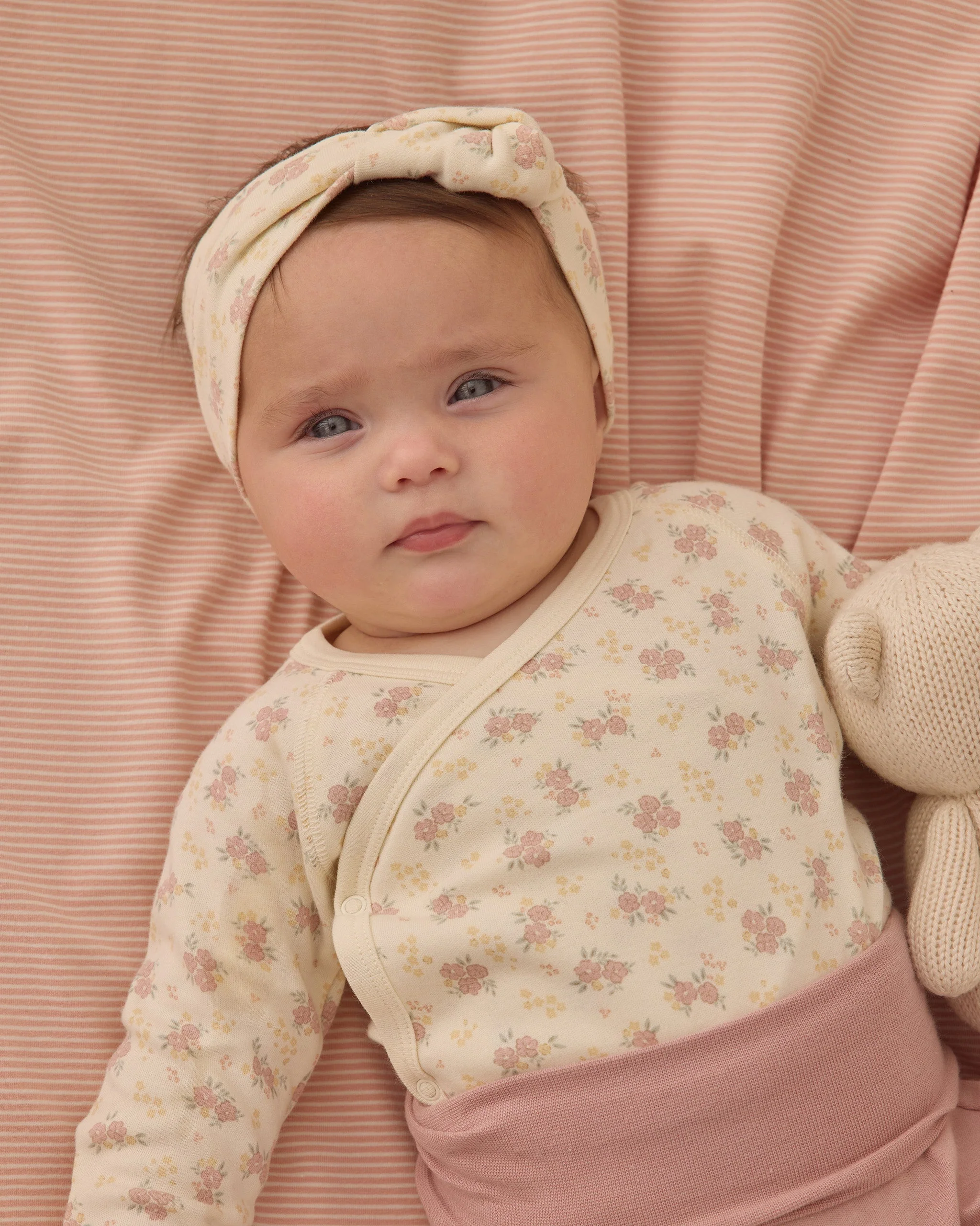 Side Snap Bodysuit Flower Field - Image 4