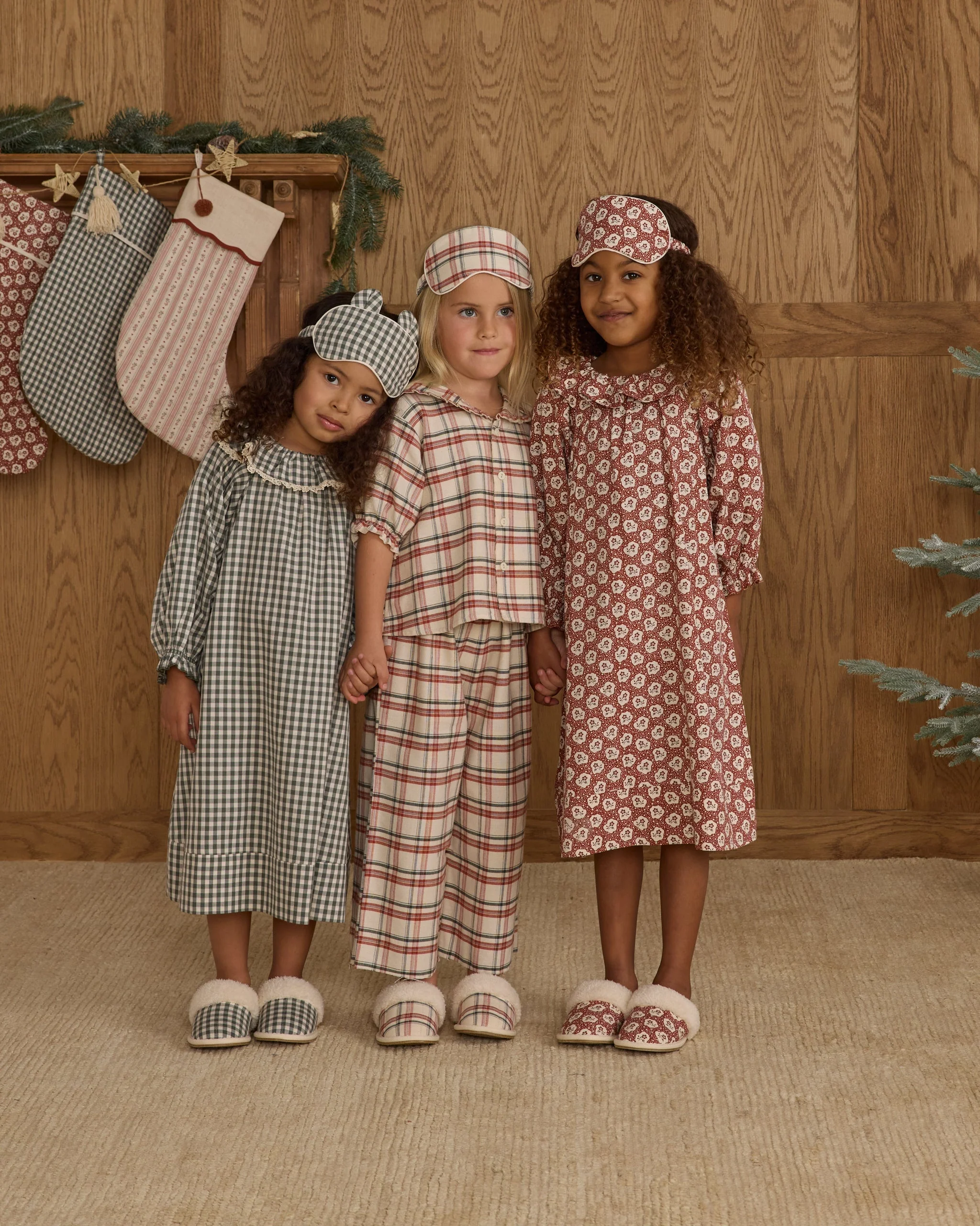 Slippers || Evergreen Gingham - Image 6