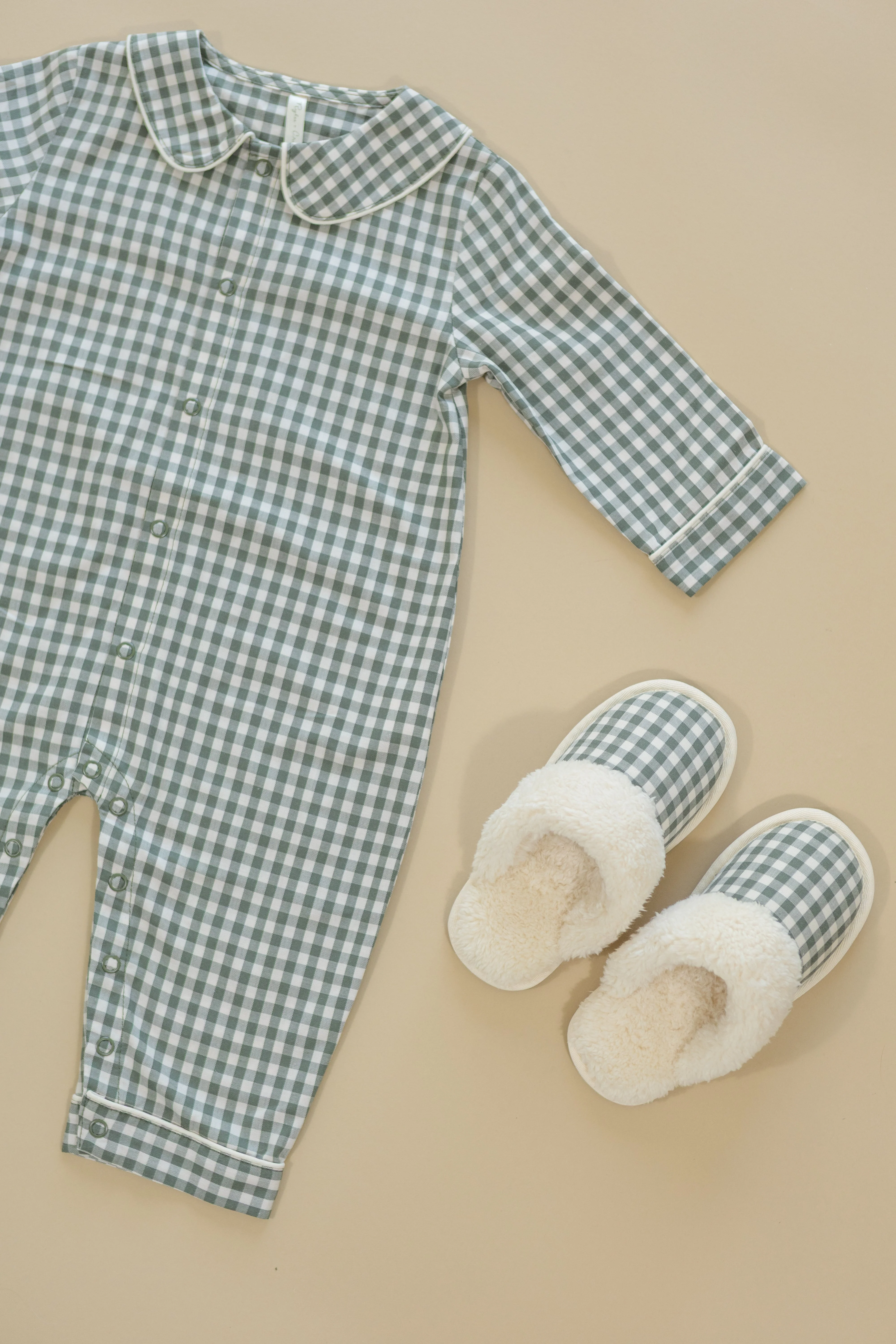 Slippers || Evergreen Gingham - Image 8