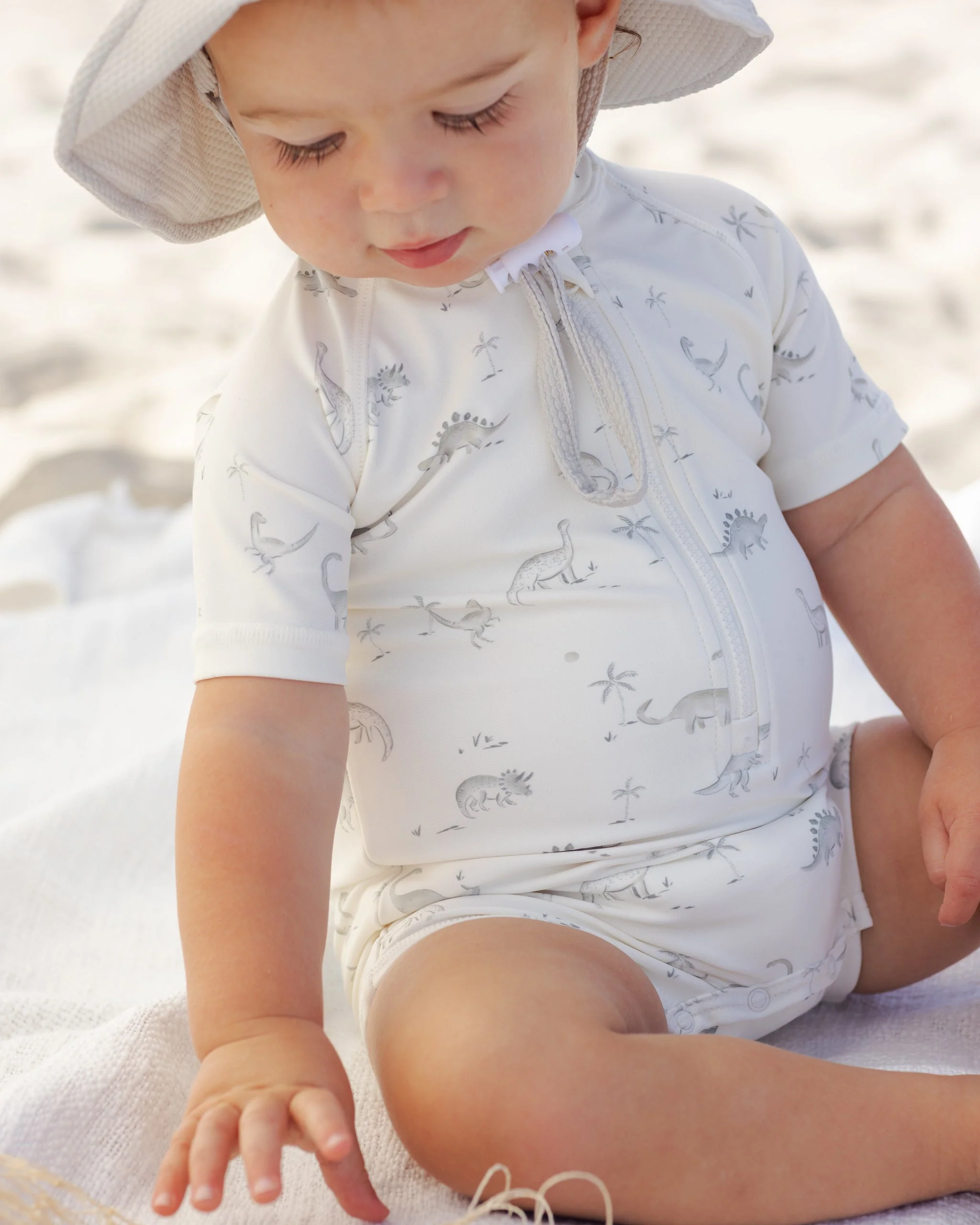 Zip Rashguard One-Piece Dinosaur - Image 4